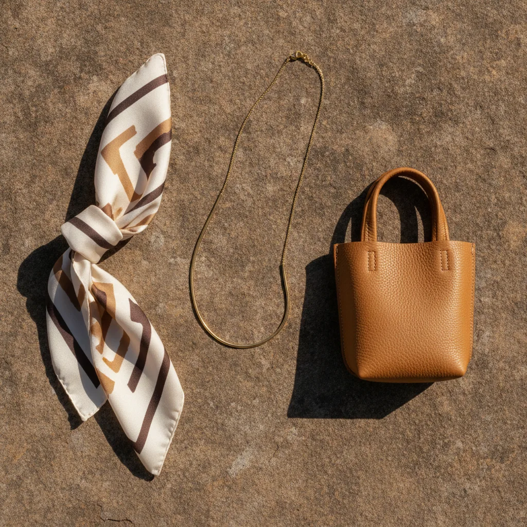 Elegant minimal accessories